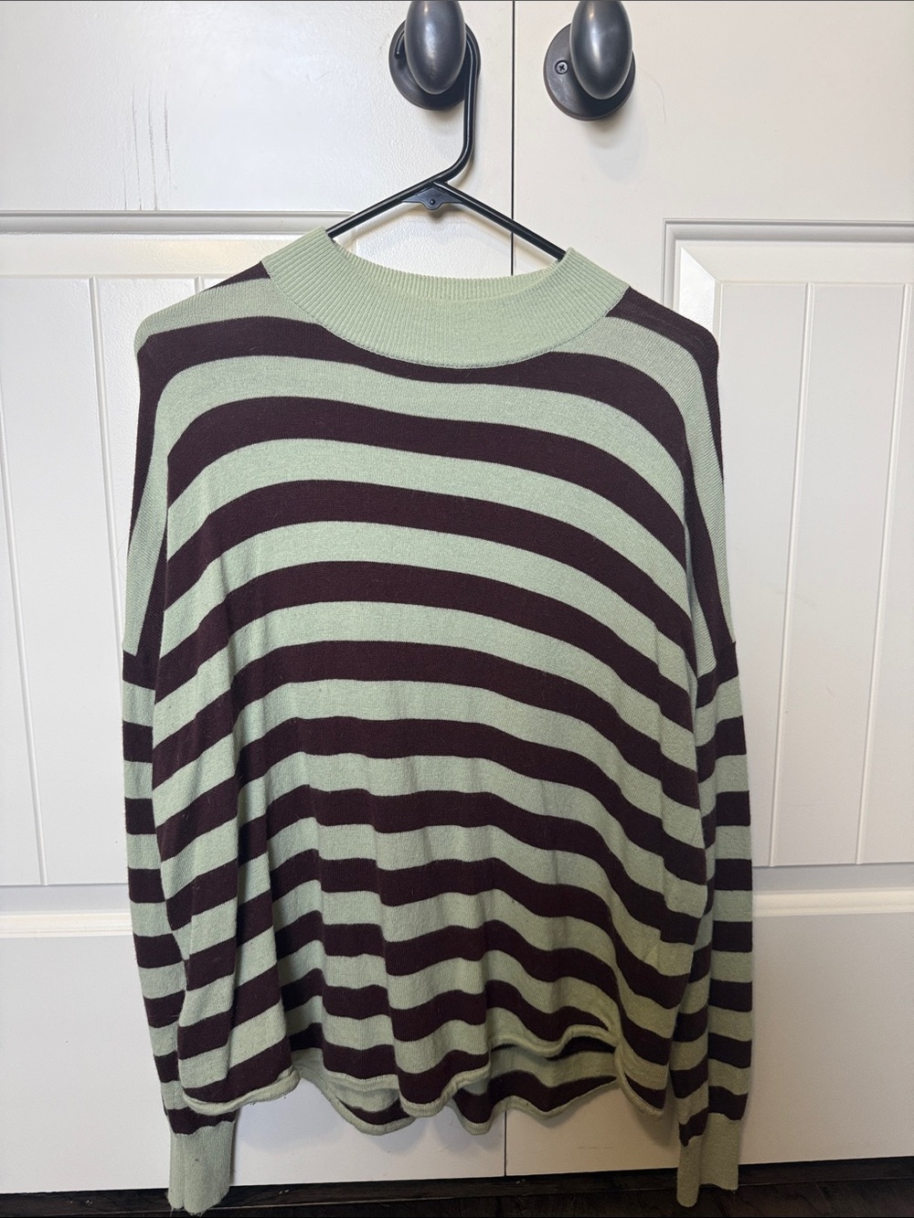 Madewell Ashbury Mockneck Sweater in Kelsey Stripe